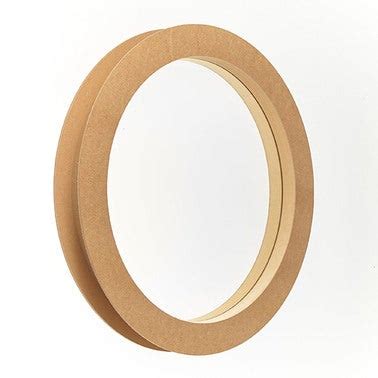 Hublot rond en MDF pour porte Diam.40 cm .